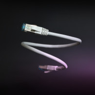 CABLE RED LATIGUILLO RJ45 LSZH CAT.7 SFTP AWG26 NEGRO 3M NANOCABLE 10.20.1703