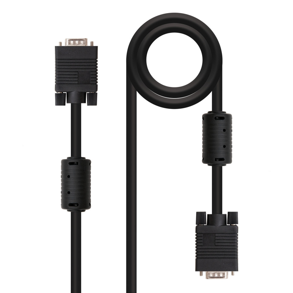 CABLE SVGA FERRITA HDB15M-HDB15M 1.0 M NANOCABLE 10.15.0101