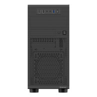 CAJA MICRO-ATX UNYKA AERO C15 (FUENTE 500) BLACK TYPEC UK52015