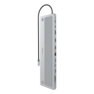 DOCK USBC A 2HDMI DP RJ45 3USBA 2USBC PD TF SD 1Audio GRIS AISENS ASUC-12P020-GR