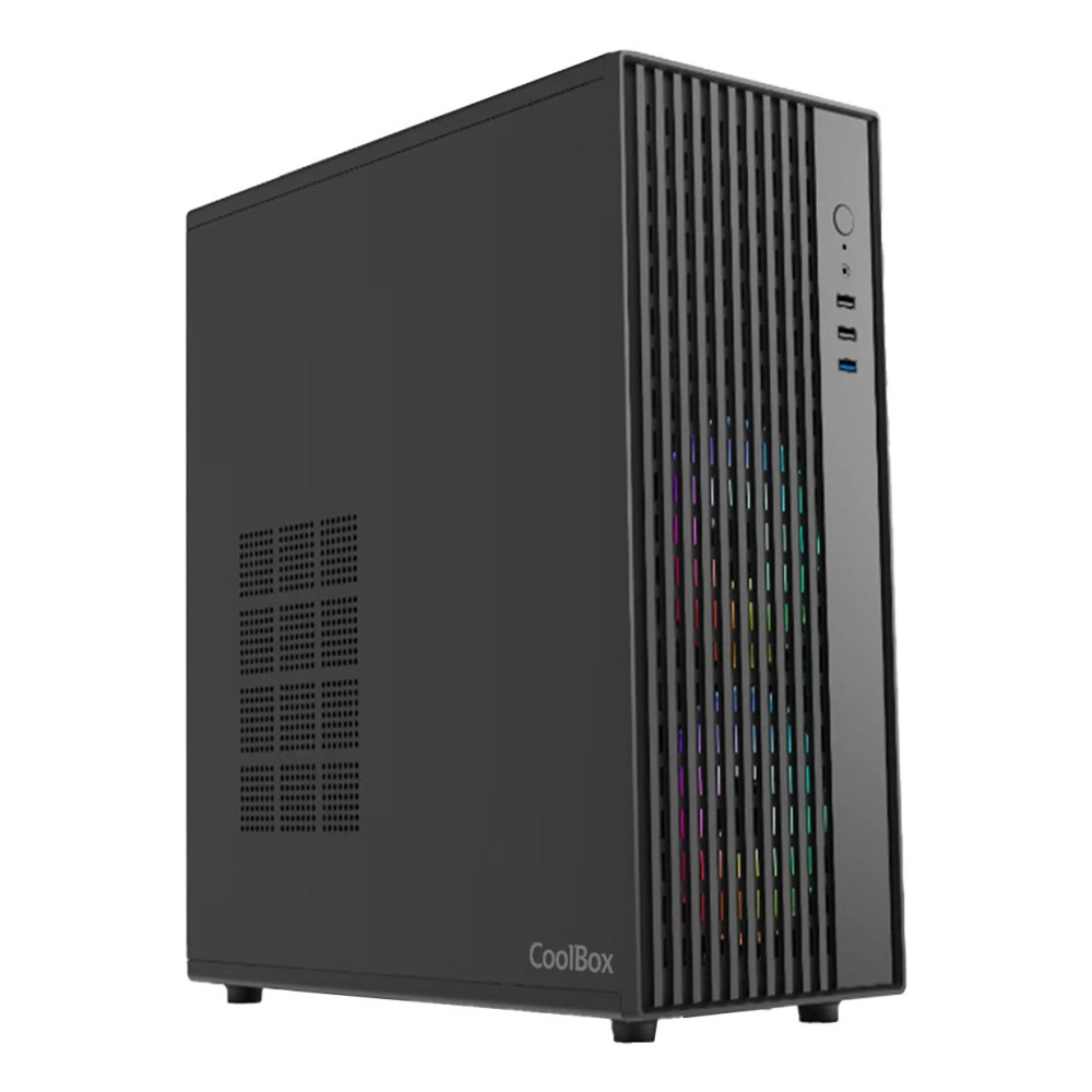 CAJA ATX SEMITORRE COOLBOX A850 USB-C 3.2 GEN1 SPCC 0.8MM SIN FTE + 1 VENT 120MM