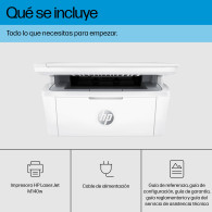 IMPRESORA HP LASERJET MONOCROMO MFP M140W WIFI 7MD72F BLANCA (W1420A)