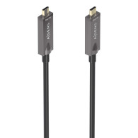 CABLE USB 3.1 GEN2 10GBPS AOC 4K 3A E-MARKER CM-CM NEGRO 10M AISENS A157-0882