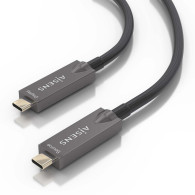 CABLE USB 3.1 GEN2 10GBPS AOC 4K 3A E-MARKER CM-CM NEGRO 10M AISENS A157-0882