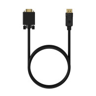 CABLE CONVERSOR DISPLAYPORT A VGA DPM-VGAM NEGRO 1.0M AISENS A125-0552