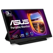 MONITOR 15.6 ASUS PORTATIL ZENSCREEN MB166C IPS FULL HD USB-C AUTO-ROTATE NEGRO