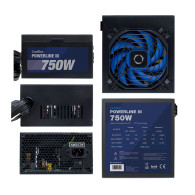 COOLBOX FUENTE ALIM ATX POWERLINE3 750W 85%EFI