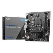 PB S1700 MSI PRO H610M-E 2DDR4 PCIE 4SATA6 M2 2USB3.1 4USB2.0 MATX