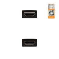 CABLE HDMI V2.0 4K 60HZ 18GBPS AM-AM NEGRO 2.0 M NANOCABLE 10.15.3602