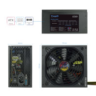 FUENTE ALIMENTACION ATX 650W TOOQ TQAPOLO-650SP