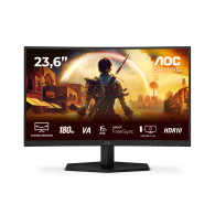 MONITOR 23.5 AOC C24G42E FHD 1920X1080 180Hz HDMI DP