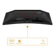 MONITOR 23.5 AOC C24G42E FHD 1920X1080 180Hz HDMI DP