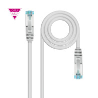 CABLE RED LATIGUILLO RJ45 LSZH CAT.7 SFTP AWG26 GRIS 2M NANOCABLE 10.20.1702