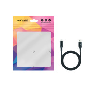 CABLE LIGHTNING A USB A M NEGRO MALLADO 1 M NANOCABLE 10.10.0401-COBK