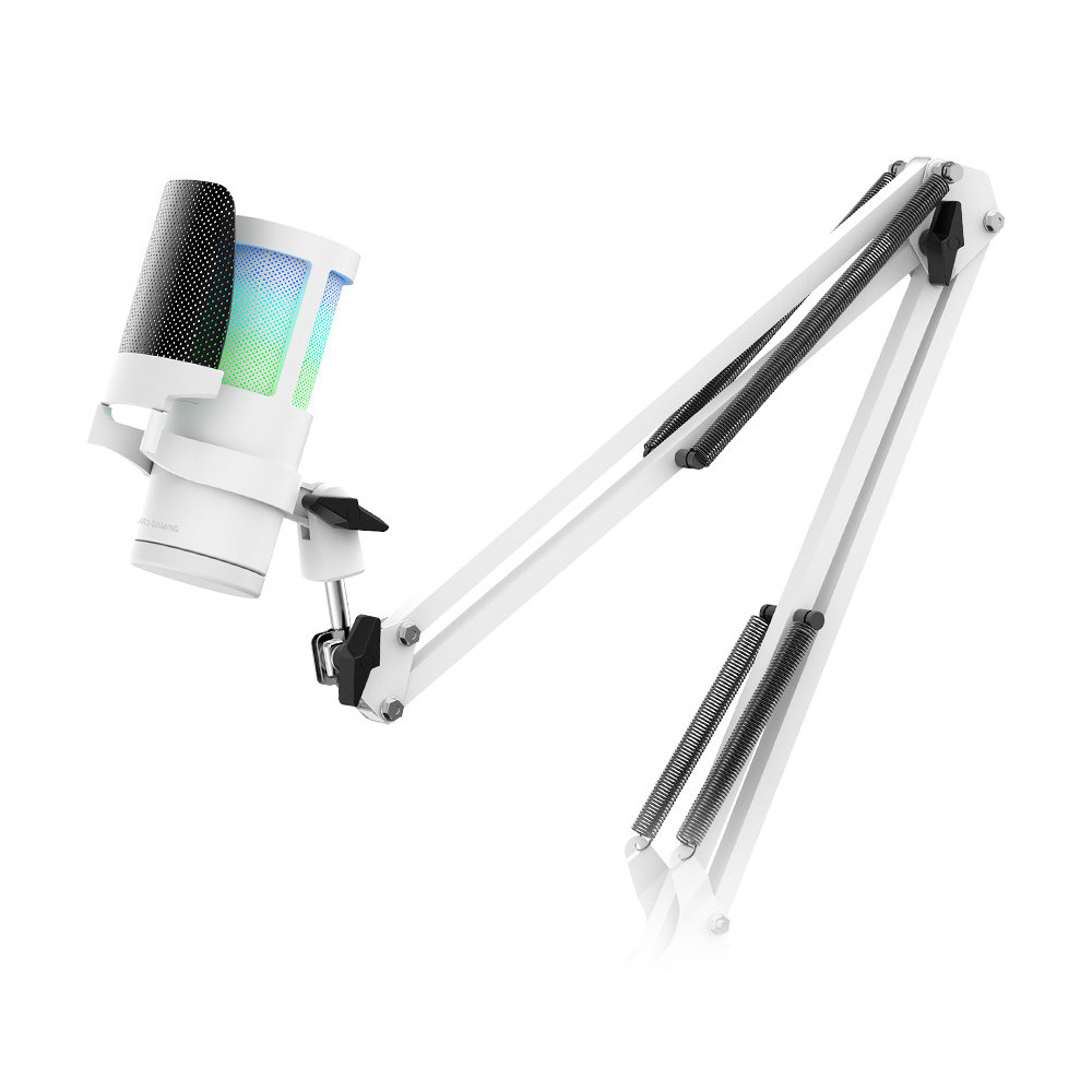 MICROFONO MARS GAMING MMICSC USB BLANCO
