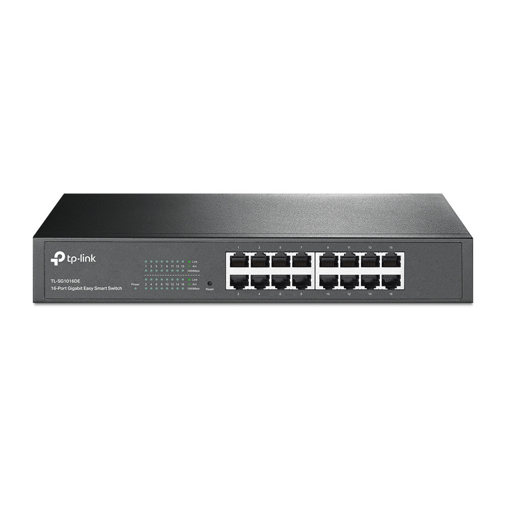 SWITCH TP-LINK 16P TL-SG1016DE 10 100 1000 RACK 19