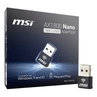 MSI GUAX18N AX1800 WiFi6 USB Nano Adapter