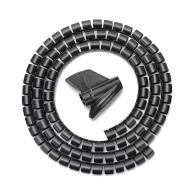 ORGANIZADOR DE CABLE EN ESPIRAL 25MM NEGRO 1.0M AISENS A151-0406