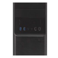 CAJA MICRO-ATX SEMITORRE UNYKA DARK SHADOW 2USB3.0 (Fuente 500W) NEGRA 52082