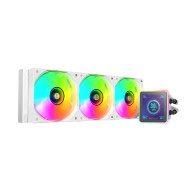 VENTILADOR SISTEMA REFRIGERACION LIQUIDA MARS GAMING MLVISIONPRO360 BLANCO