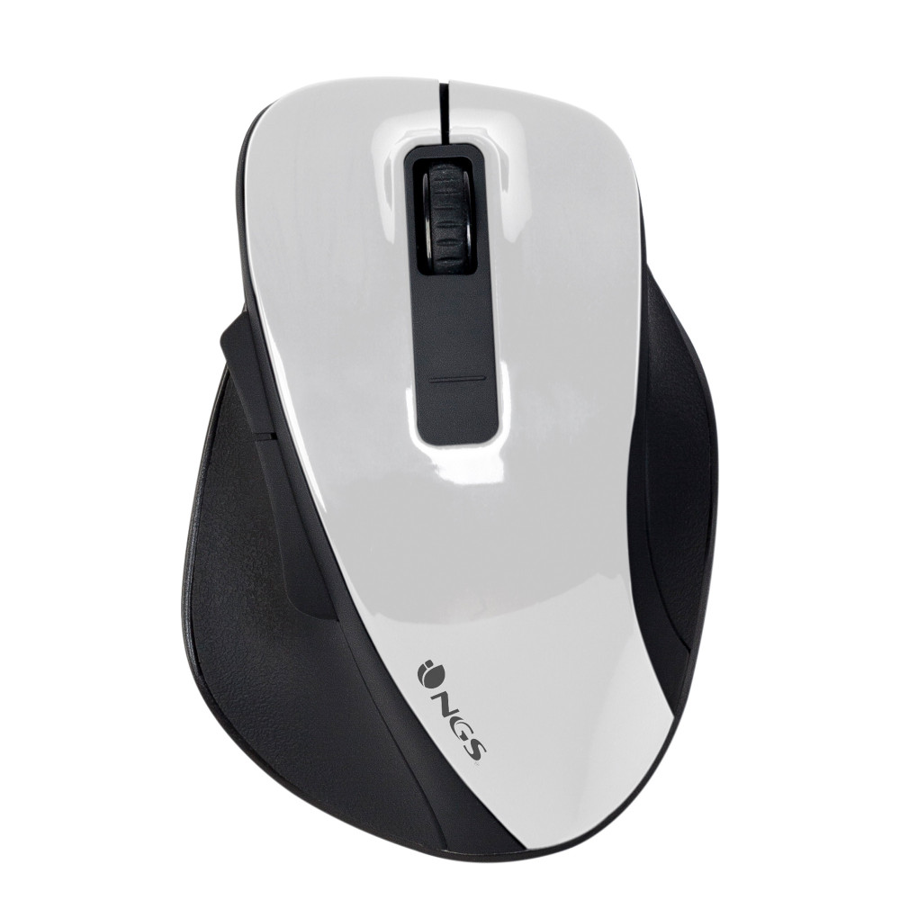 RATON NGS INALAMBRICO BOW USB BLANCO