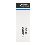 CABLE RED RJ45 CAT.5E UTP RIGIDO AWG24 EXTERIOR 100 M NANOCABLE 10.20302-EXT-BK