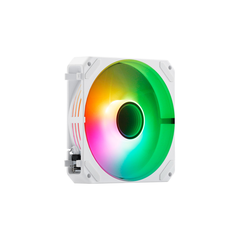 VENTILADOR CAJA ADICIONAL 12 ABYSM GAMING ARCLIGHT2.0 ARGB WHITE PACK3 AB311001W