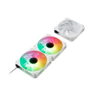 VENTILADOR CAJA ADICIONAL 12 ABYSM GAMING ARCLIGHT2.0 ARGB WHITE PACK3 AB311001W