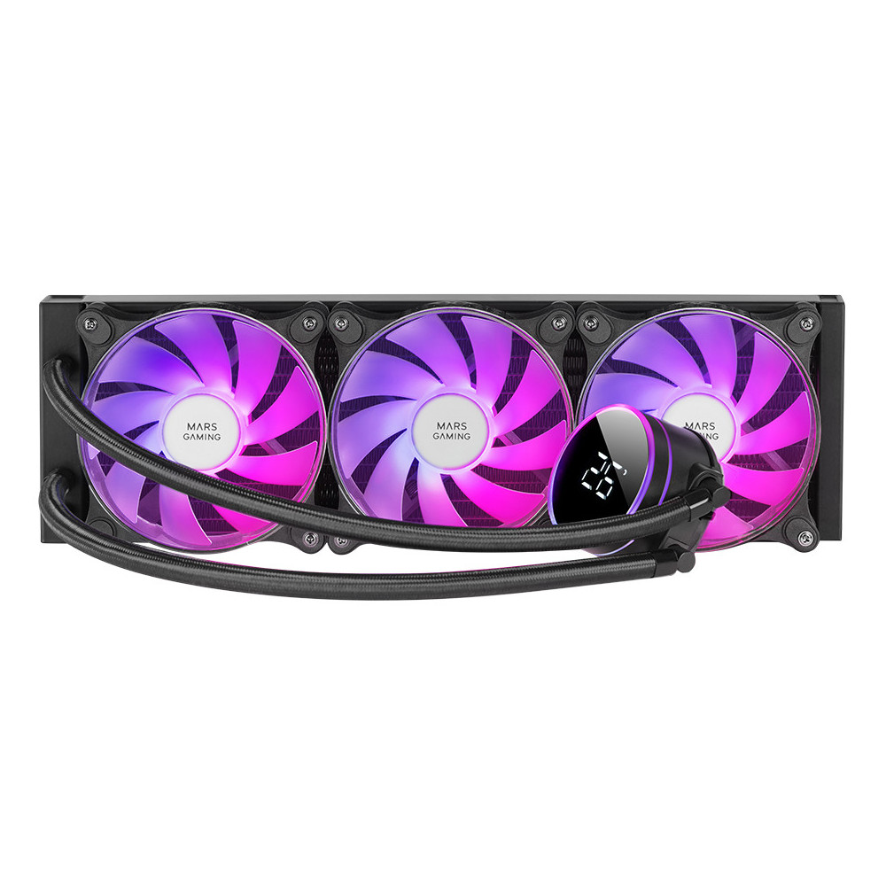 VENTILADOR REFRIGERACION LIQUIDA MARS GAMING MLLCD360 NEGRO