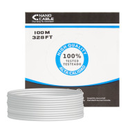 CABLE RED RJ45 CAT.5E UTP RIGIDO AWG24 100 M NANOCABLE 10.20.0302