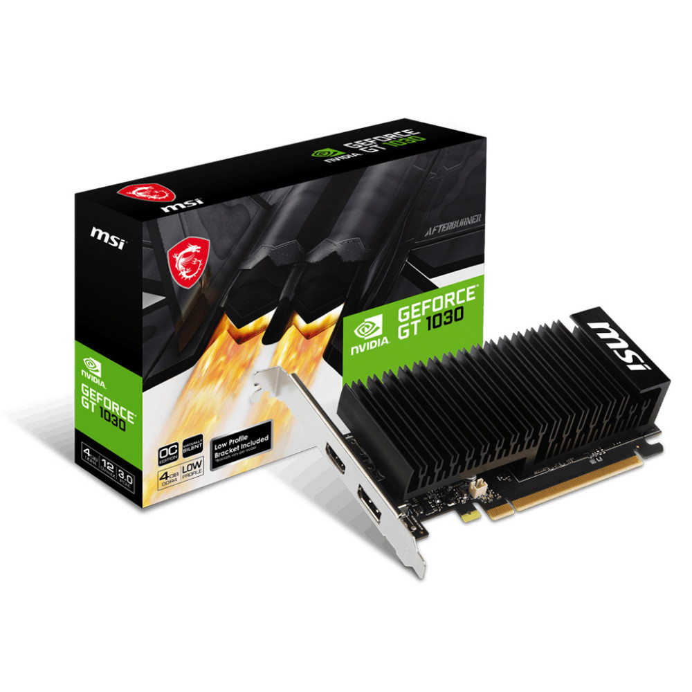 VGA PCI-EX NVIDIA MSI GT1030 4GB OC DDR4 LOW PROFILE