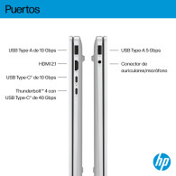 PORTATIL HP CORE ULTRA 5-225U 16GB 1TB 14 WIN11 OMNIBOOK 7 14-FR0010NS BK8Q0EA