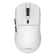 RATON COOLBOX INALAMBRICO GAMING W03 WHITE RECARGABLE TIPO-C USB
