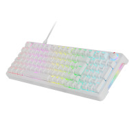 TECLADO GAMING MECANICO MARS GAMING MKPRO BLANCO SWITCH AZUL