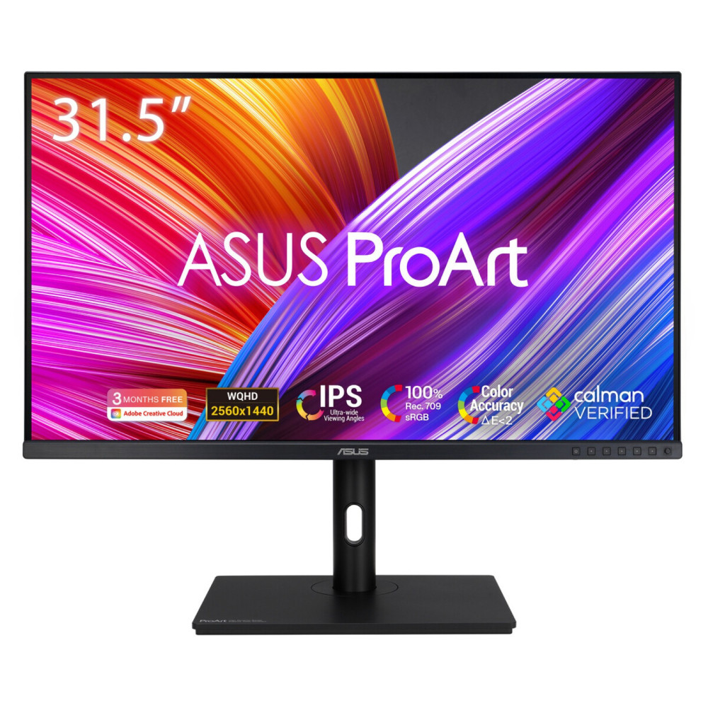 MONITOR 31.5 ASUS PROART DISPLAY PA328QV WQHD MM HDMI REGULABLE ALTURA NEGRO