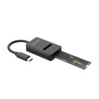 DOCK AISENS USB-C M.2 NGFF SATA NVME A USB3.1 GEN2 NEGRA ASUC-M2D011-BK