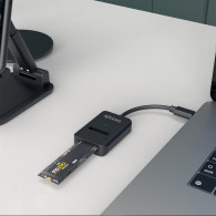 DOCK AISENS USB-C M.2 NGFF SATA NVME A USB3.1 GEN2 NEGRA ASUC-M2D011-BK