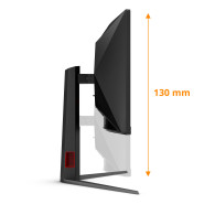 MONITOR GAMING CURVO 34" AOC CU34G4 WQHD 1MS 180HZ VA NEGRO