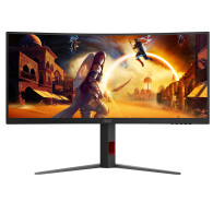 MONITOR GAMING CURVO 34" AOC CU34G4 WQHD 1MS 180HZ VA NEGRO