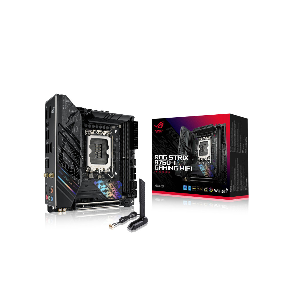 PLACA BASE ASUS ROG STRIX B760-I WIFI MINI ITX 2XDDR5 HDMI + DP