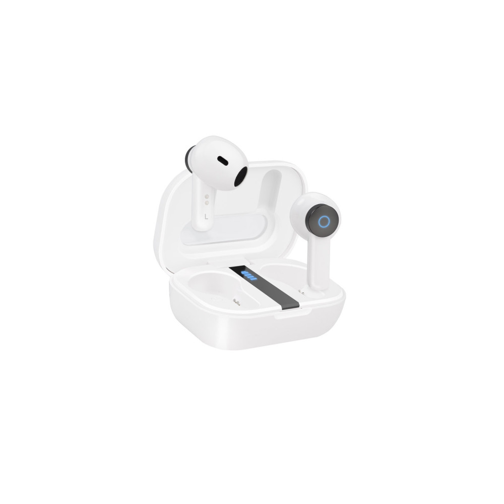 AURICULAR TOOQ BENDER INALAMBRICO + MICROFONO BLANCOS TQBWH-0031W