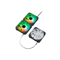 VENTILADOR CAJA ADICIONAL 12 ABYSM GAMING ARCLIGHT2.0 ARGB NEGRO PACK3 AB311001B