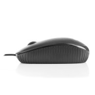 RATON NGS USB OPTICAL WIRED MOUSE FLAME BLACK