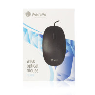 RATON NGS USB OPTICAL WIRED MOUSE FLAME BLACK